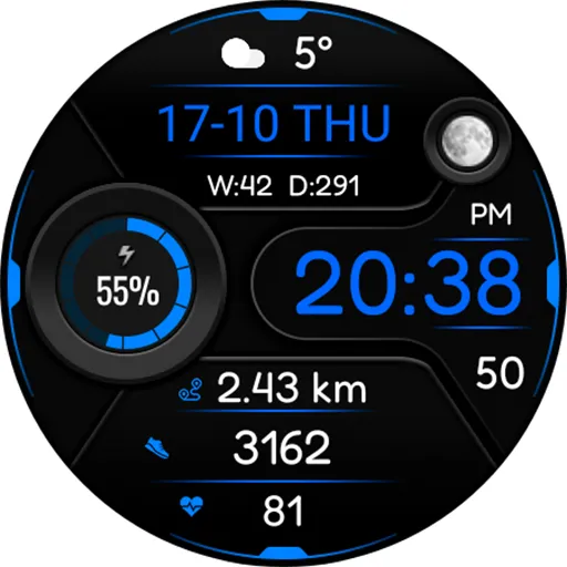 Animated Onysy Watch face screenshot 24