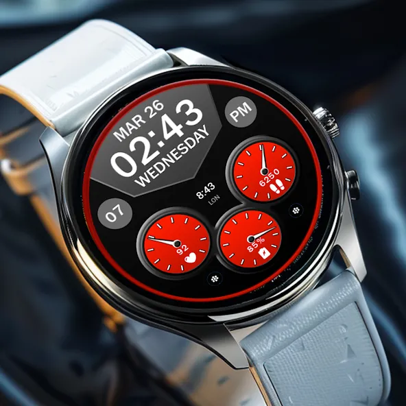 Key WF64 Digital Watch Face screenshot 7