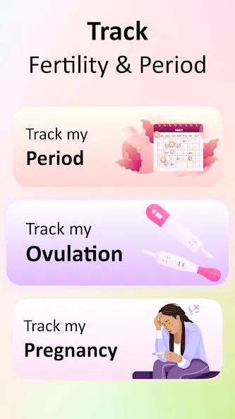 Period Tracker and Ovulation screenshot 1