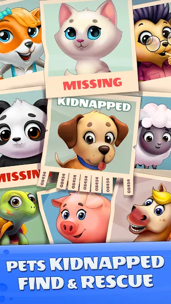 Pet Savers: Travel to Find & R screenshot 1