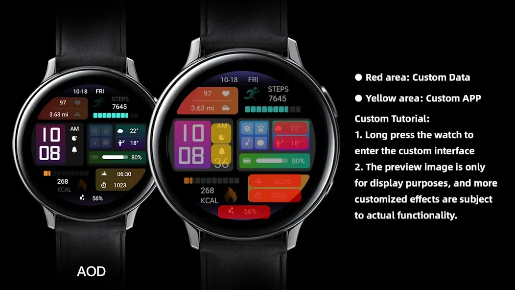 Colorful Homepage ZKin Watch screenshot 4