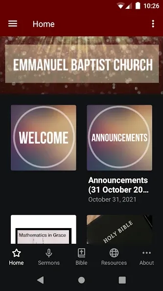 Emmanuel Baptist Church - MS screenshot 1