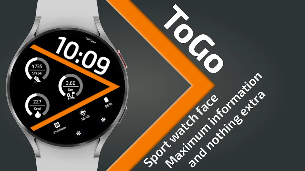 ToGo CLD Sport - Watch Face screenshot 1