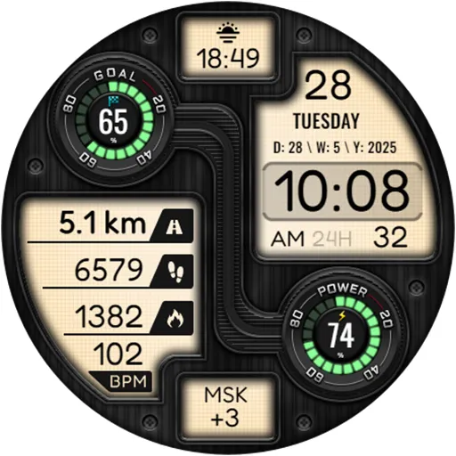 DIGI LUGATON WS23 Watch face screenshot 22