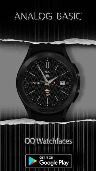 Analog Basic WF Wear OS 5+ screenshot 1
