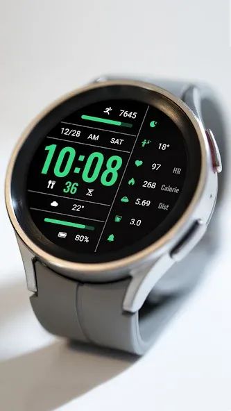 Practical Dark Green ZkinWatch screenshot 3