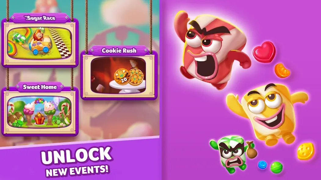 Lollipop & Marshmallow Match3 screenshot 4
