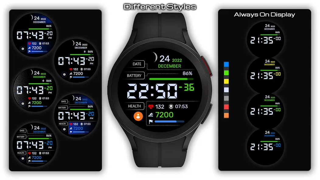 WaTchG010: Digital watch face screenshot 5