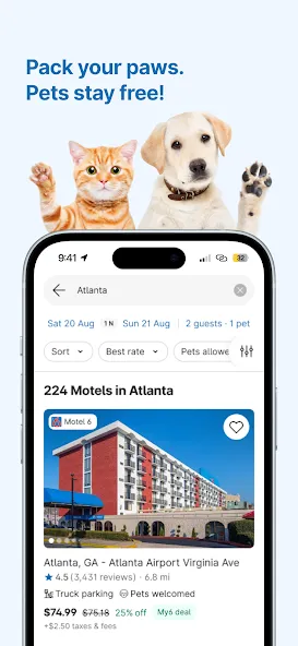 Motel 6: Book Hotels My6 Deals screenshot 2