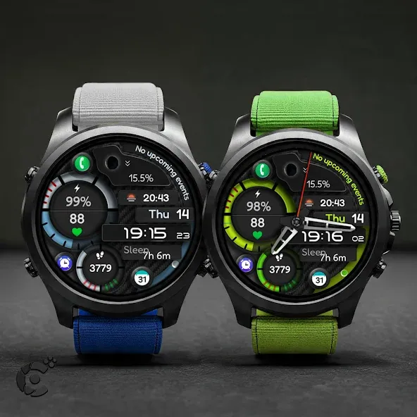 Digital Watch Face CUE111 screenshot 4