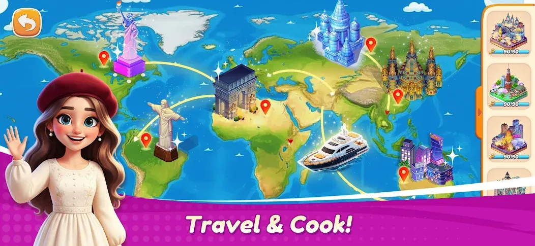Cooking Voyage : Cook & Travel screenshot 8