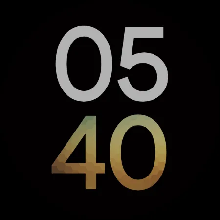 Modern Bold Digital WatchFace screenshot 24