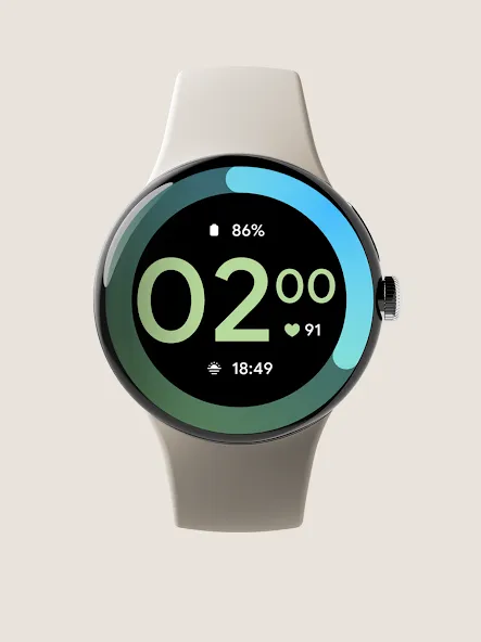 Pixel Track Plus Watch Face screenshot 1