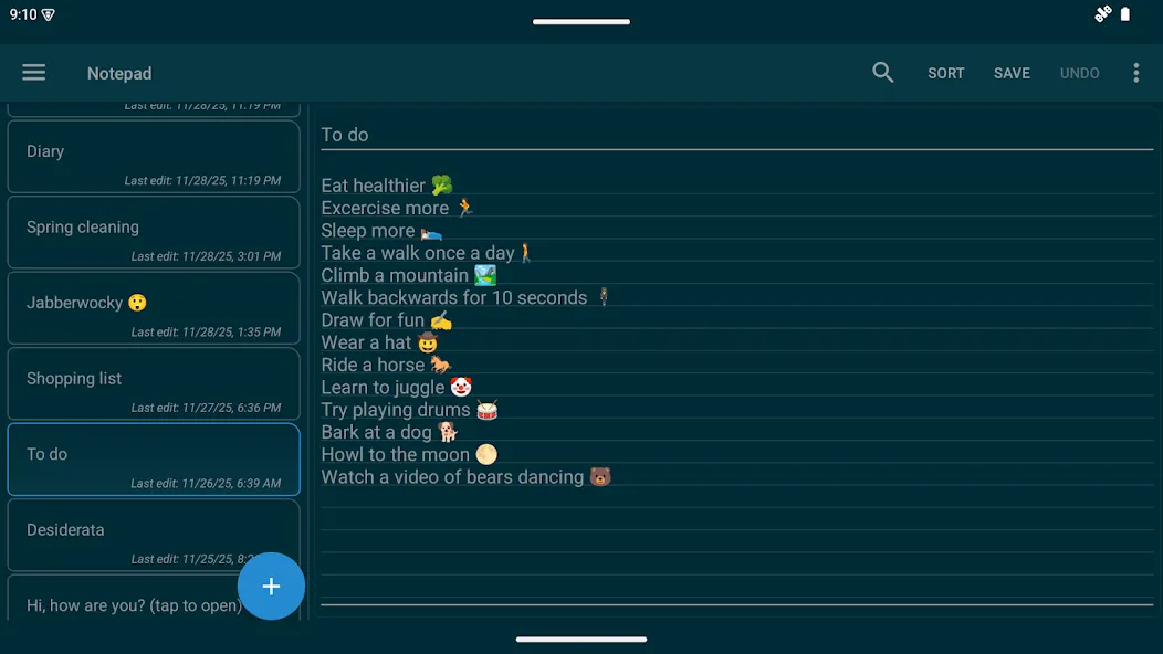 Notepad - simple notes screenshot 11