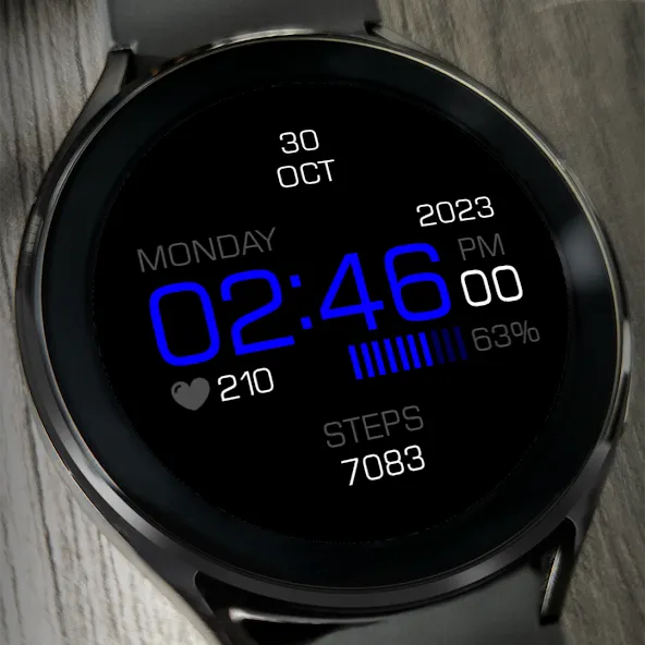 Key099 Digital Watch Face screenshot 3