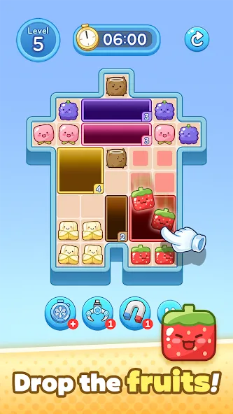 Fruit Drop : Color Puzzle screenshot 1