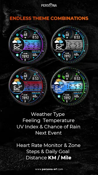 PER009 Sport Watch Face Mesa screenshot 27