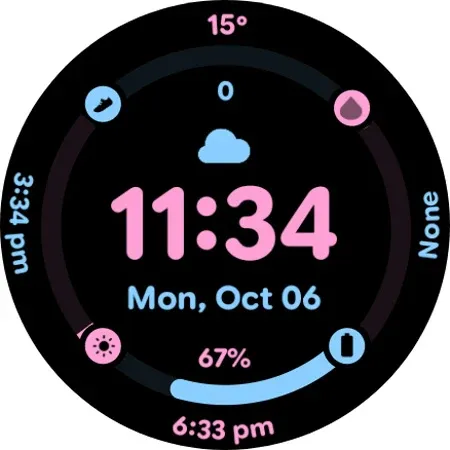 Digital Rings 2 - Watch face screenshot 13