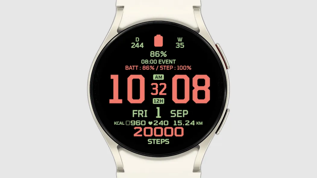 IWF AllNew Digi Pro watchface screenshot 6