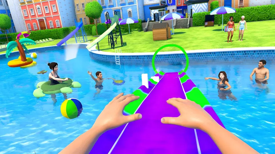 Waterpark Fun Manager Game 3D screenshot 2