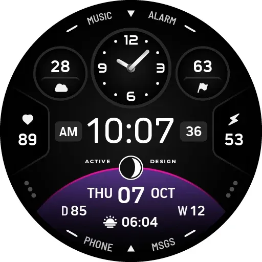 Odyssey 2: Hybrid Watch Face screenshot 41