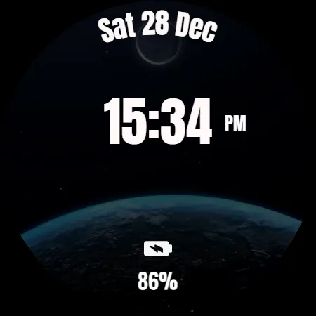 Animated Moonfall Watch Face screenshot 40