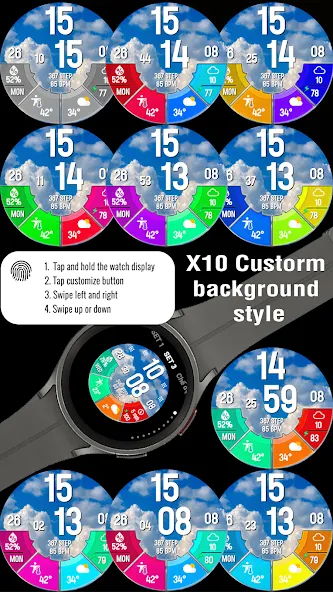 N-SPORT530 Digital Watch Face screenshot 6