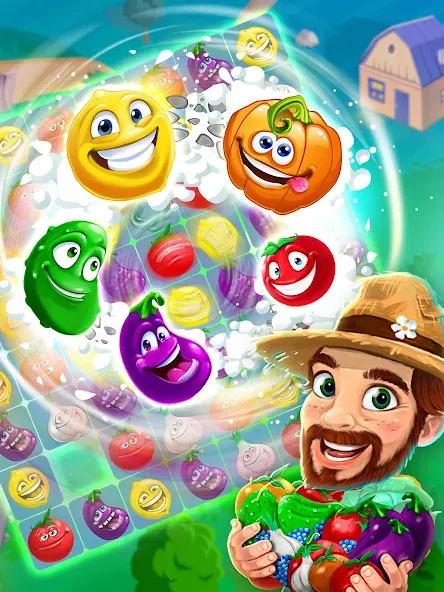 Funny Farm match 3 game screenshot 18