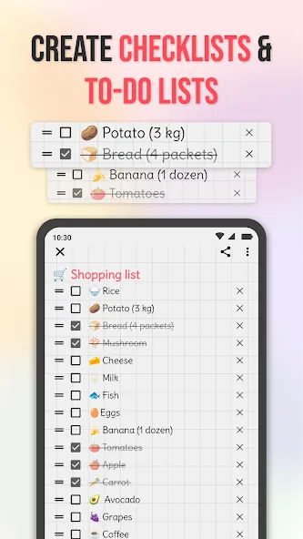 노트: 컬러 폴더 & 할 일 목록 screenshot 5