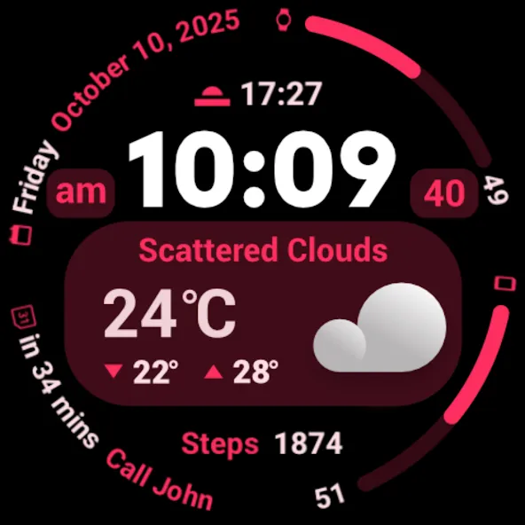 MDS05 Weather Watch Face screenshot 10