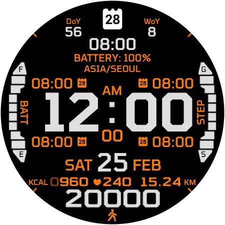 IWF AllNew DIGI II watch face screenshot 26
