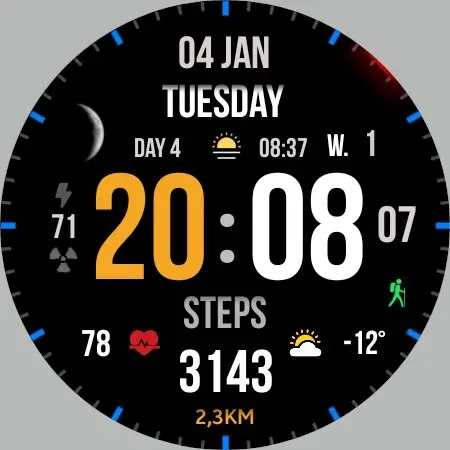Super InfMod watch face screenshot 25