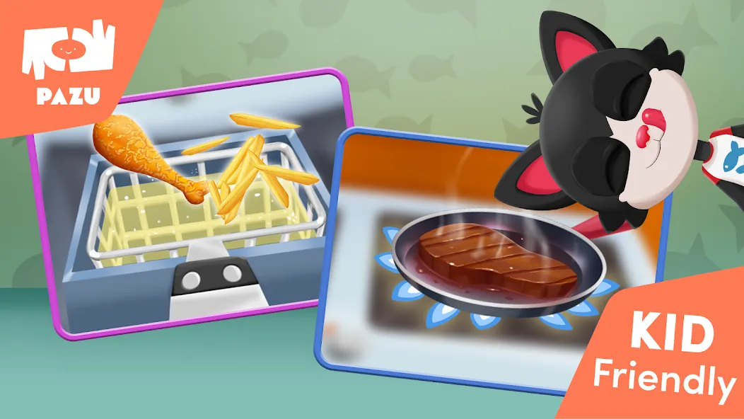 Paw Kitchen Kids Cooking Games screenshot 2