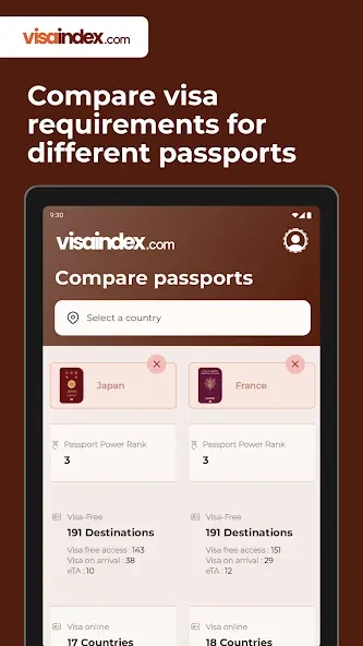 Visa Index screenshot 7