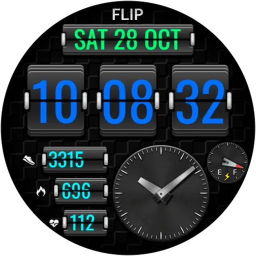 DIGI FLIP URX16 Watch face screenshot 17