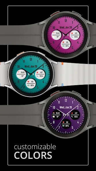 DADAM118: Analog Watch Face screenshot 3
