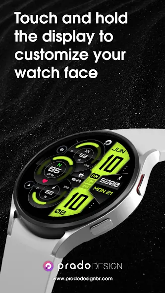 PRADO X75 Digital Watch Face screenshot 4