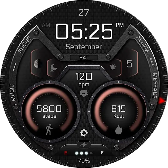 A370 Neon Watch Face screenshot 28