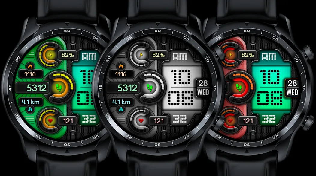 Digital DUBAS URX22 Watch face screenshot 1