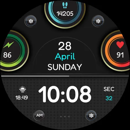 IA110 DIGITAL WATCHFACE screenshot 15