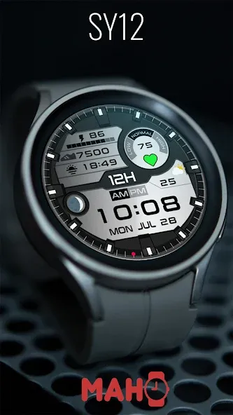 SY12 Watch Face for Wear OS screenshot 3