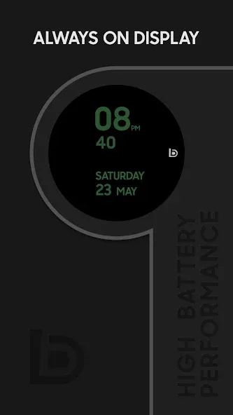 DB1203 Aero Digital Watch Face screenshot 3