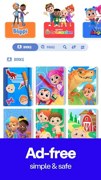Coloring with Blippi & Friends screenshot 8