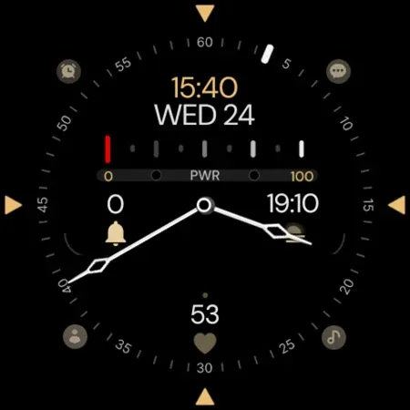 Minimal Black v32 Watch Face screenshot 10
