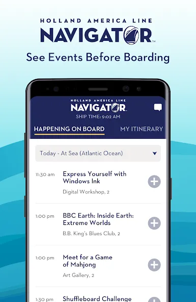Holland America Line Navigator screenshot 4