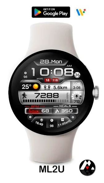 ML2U 247 Watch Face screenshot 9