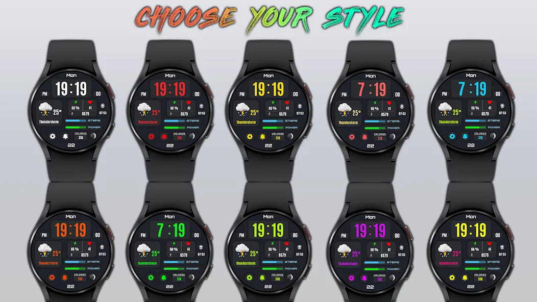Bella Digital Watch Face screenshot 1
