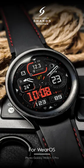 SH019 Watch Face, WearOS watch screenshot 5