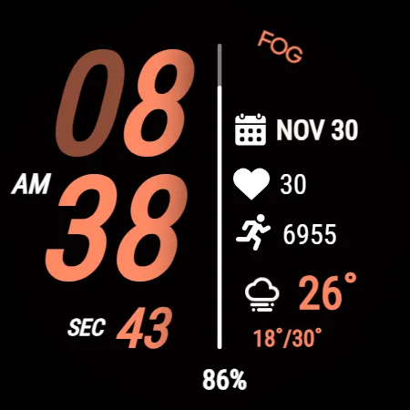 Sport Digital Edge WatchFace screenshot 20