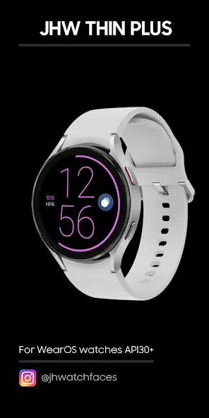 JHW Thin Plus: Watch face screenshot 1